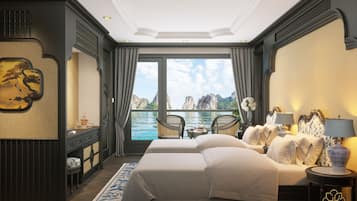 Cabana júnior, sacada, vista para a praia | Wi-Fi de cortesia