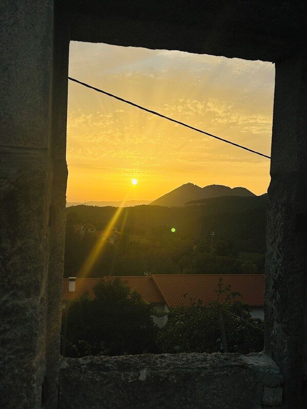 Vue depuis l’hébergement