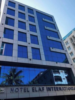 Overnatningsstedets facade