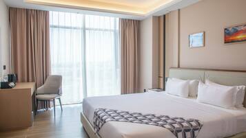 Premier King | Peti besi dalam bilik, seterika/papan seterika, Wi-fi percuma