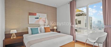 Lejlighed - 3 soveværelser - byudsigt | Udsigt fra værelset