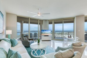 Living room - 3 Portofino 1707 (Pensacola Beach)