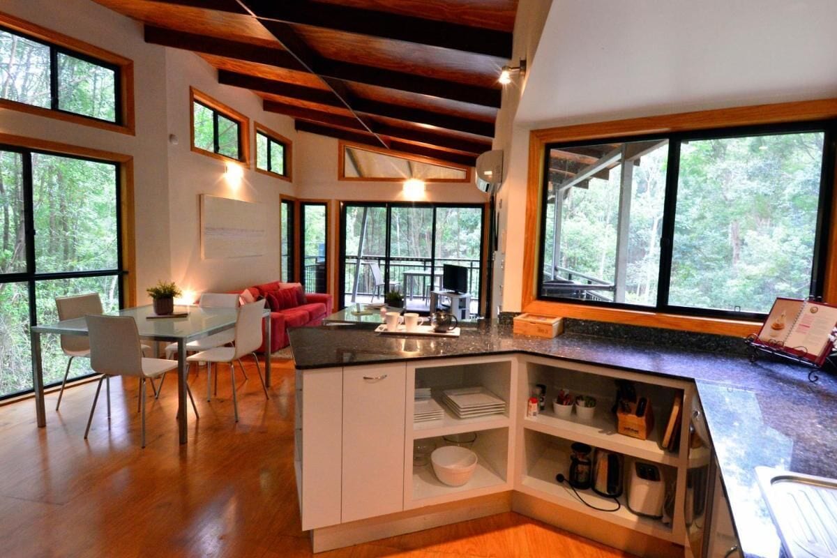 Chalet, 1 Schlafzimmer, Raucher, Balkon | Wohnzimmer