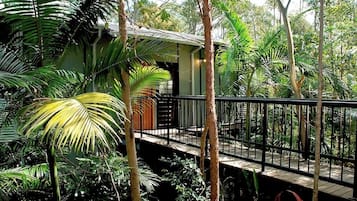 شاليه - غرفة نوم واحدة - للمدخنين - بشرفة | حديقة