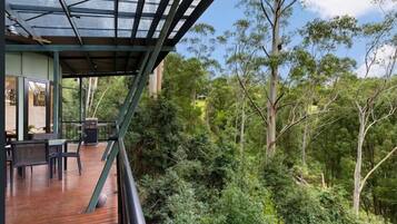 Chalet, 2 chambres, fumeurs, balcon | Balcon