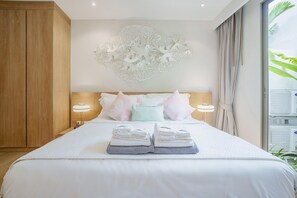 빌라 (3 Bedrooms) | 3 개의 침실, 다리미/다리미판, 침대 시트