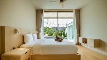 Villa Luxe, piscine privée, côté jardin