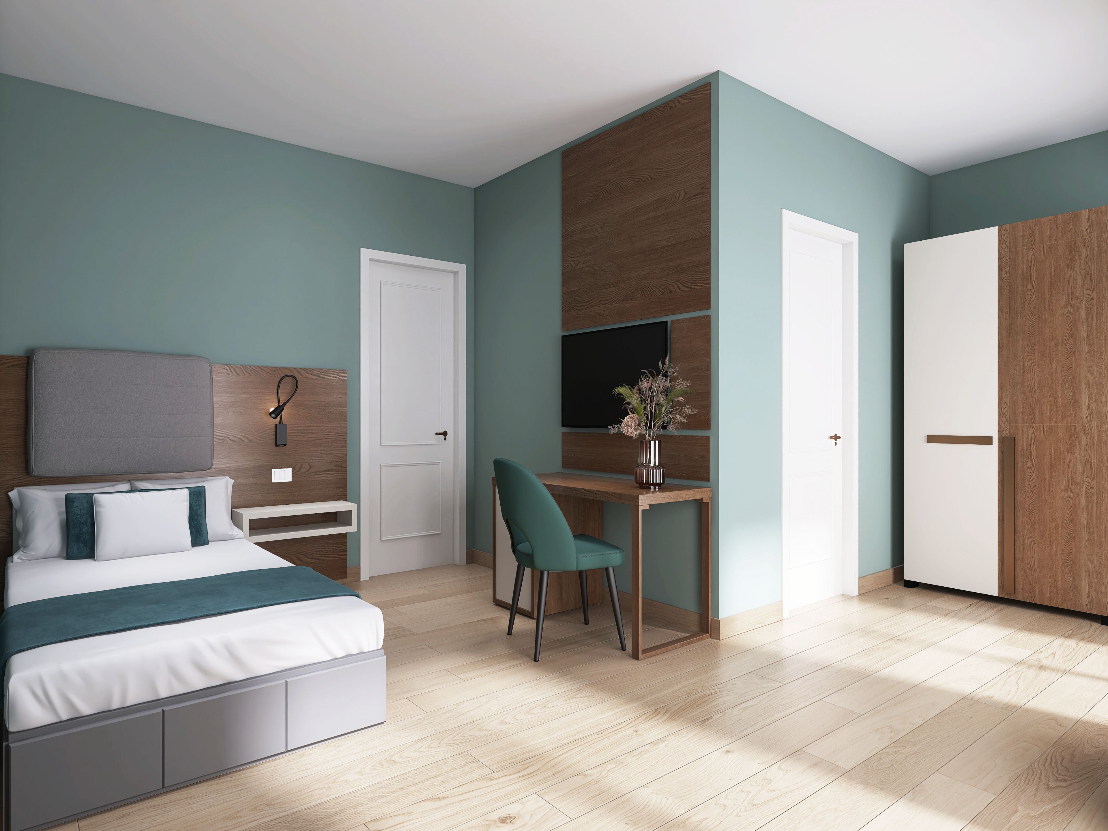 Yhden hengen classic-huone | Tallelokero huoneessa, työpöytä, pimennysverhot, ilmainen Wi-Fi