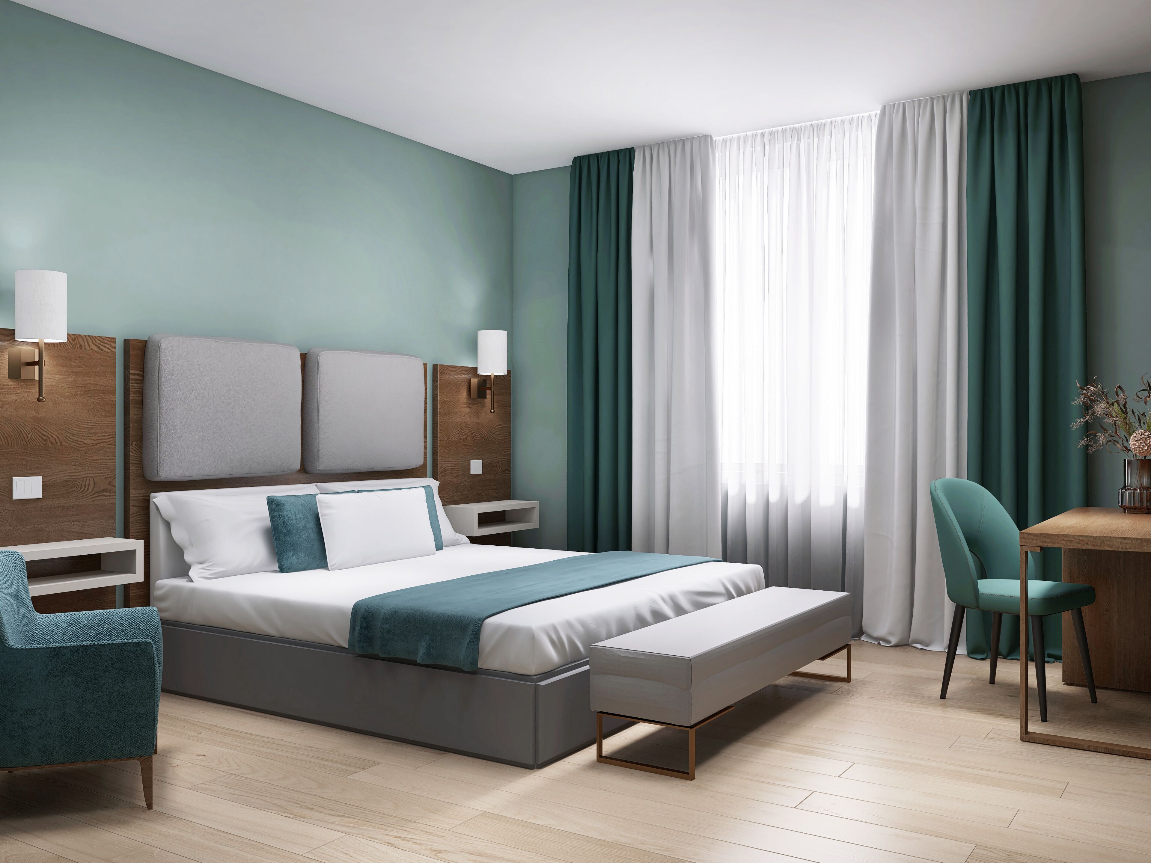 Kahden hengen classic-huone | Tallelokero huoneessa, työpöytä, pimennysverhot, ilmainen Wi-Fi