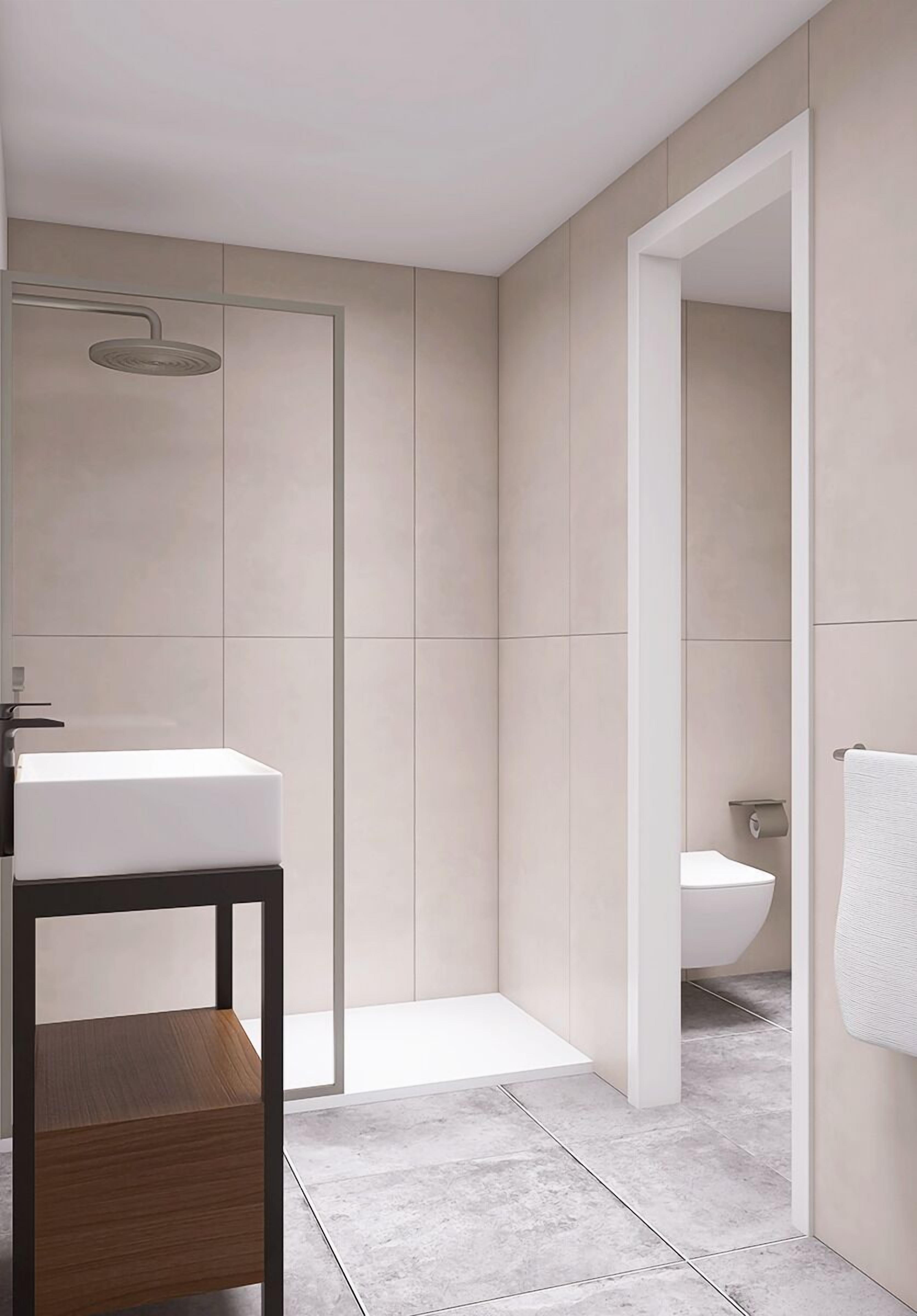 Singola Classic | Bagno | Doccia, asciugacapelli, pantofole, asciugamani