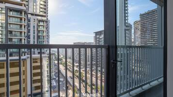 Appartamento Luxury, balcone, vista città | Vista balcone