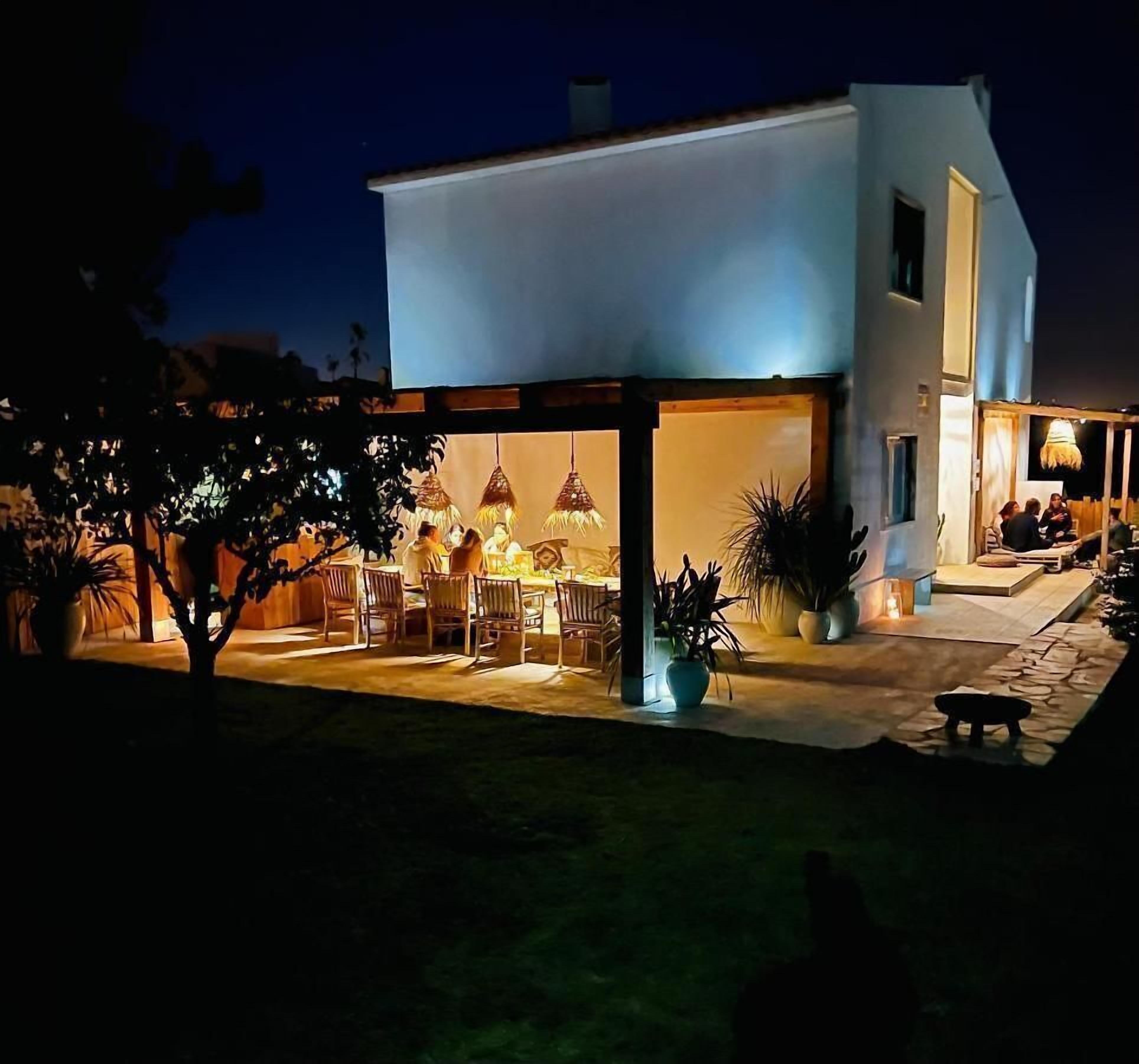 Front of property – evening/night