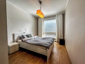 1 soverom, strykejern/-brett, wi-fi og sengetøy