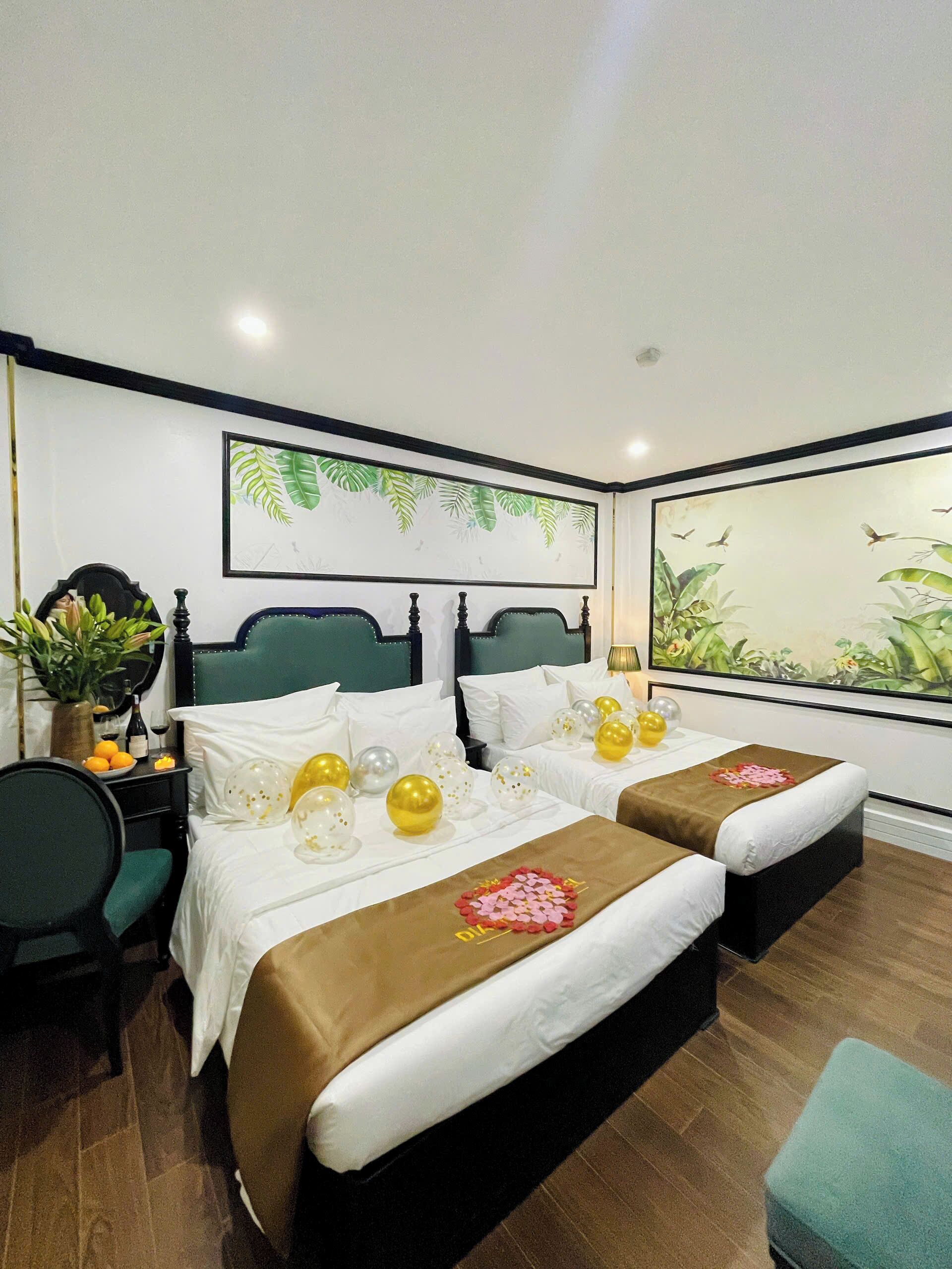 Deluxe Quadruple Room | Frette Italian sheets, premium bedding, down comforters
