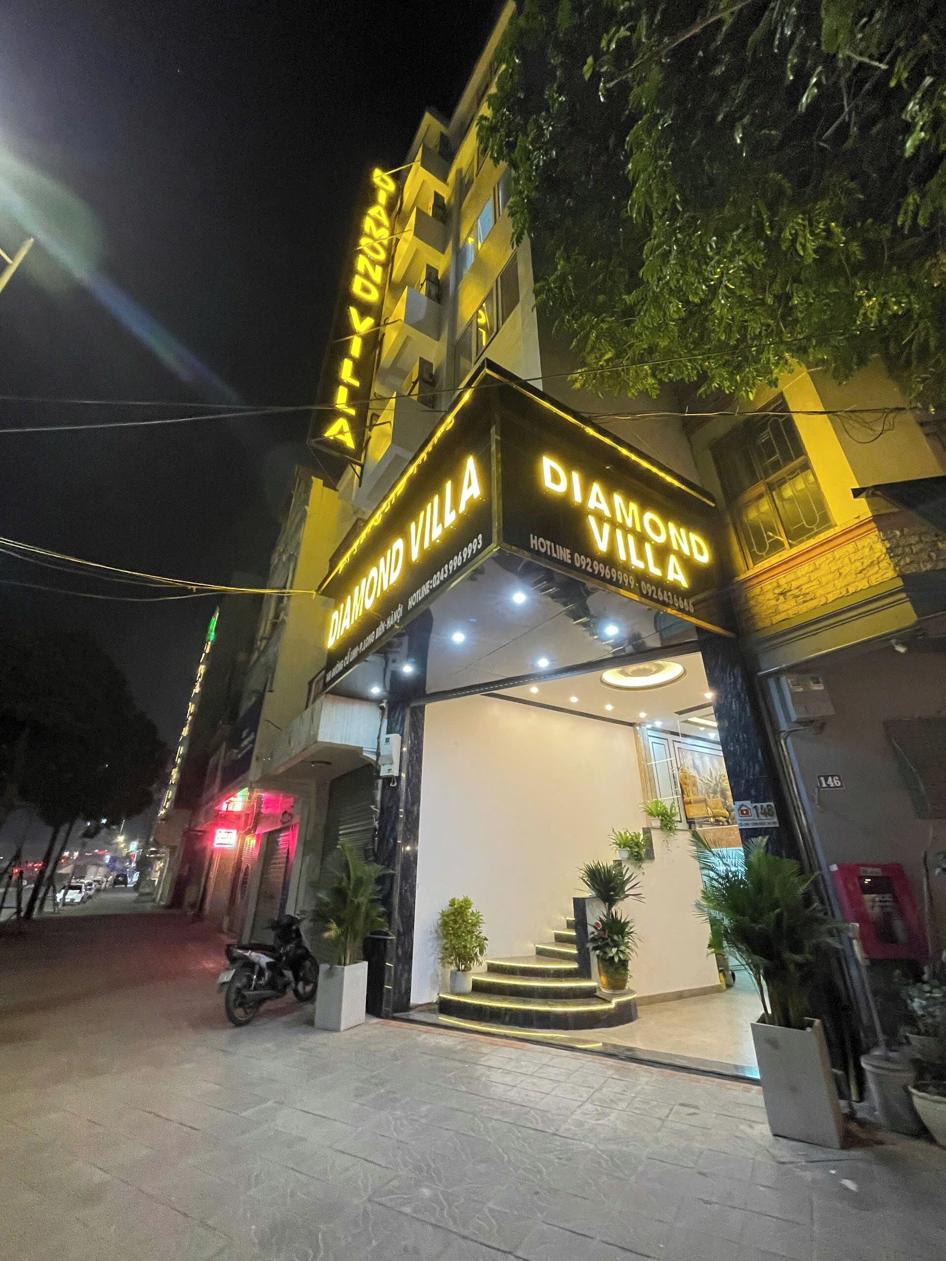 Vista frontal de la propiedad