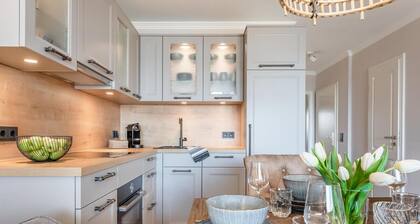 Apartment 'Strandperle' with Sea View, Private Terrace and Wi-Fi