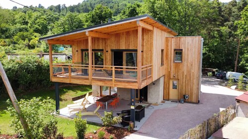 Chalet 'O'Bois-Centre Alsace' avec terrasse partagée, balcon et Wi-Fi