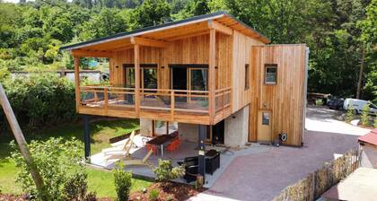 Chalet 'O'Bois-Centre Alsace' with Shared Terrace, Balcony and Wi-Fi