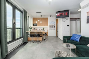 Interior - 2-Room Apart on 15th Floor (Warszawa)