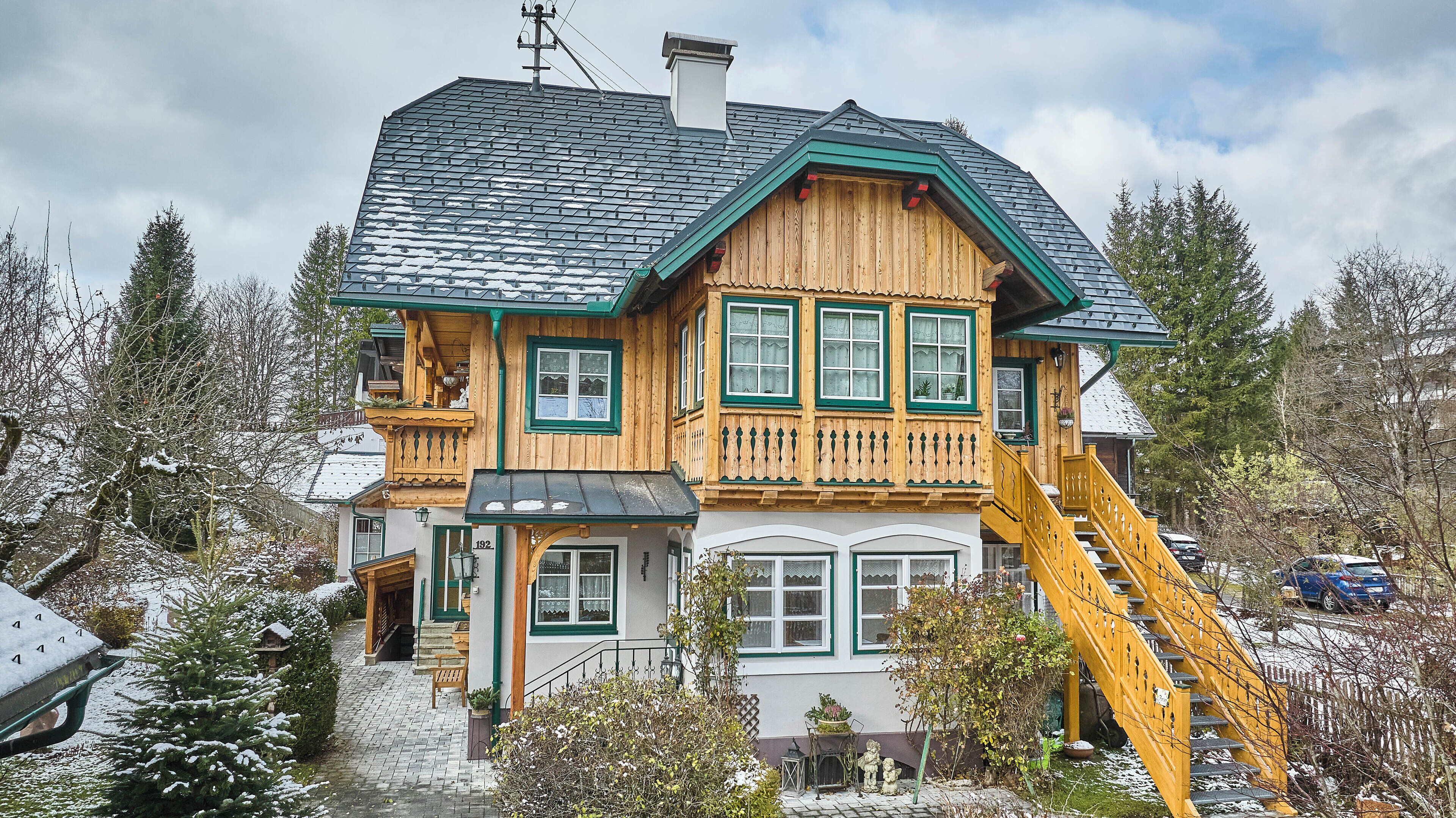 Fassade der Unterkunft