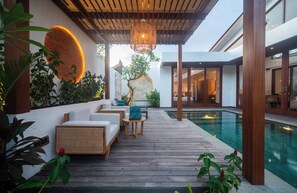 Terrace/patio - 3BedRoom Lucky Lotus Villa Private Pool (Denpasar)