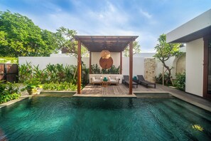 Outdoor pool - 3BedRoom Lucky Lotus Villa Private Pool (Denpasar)