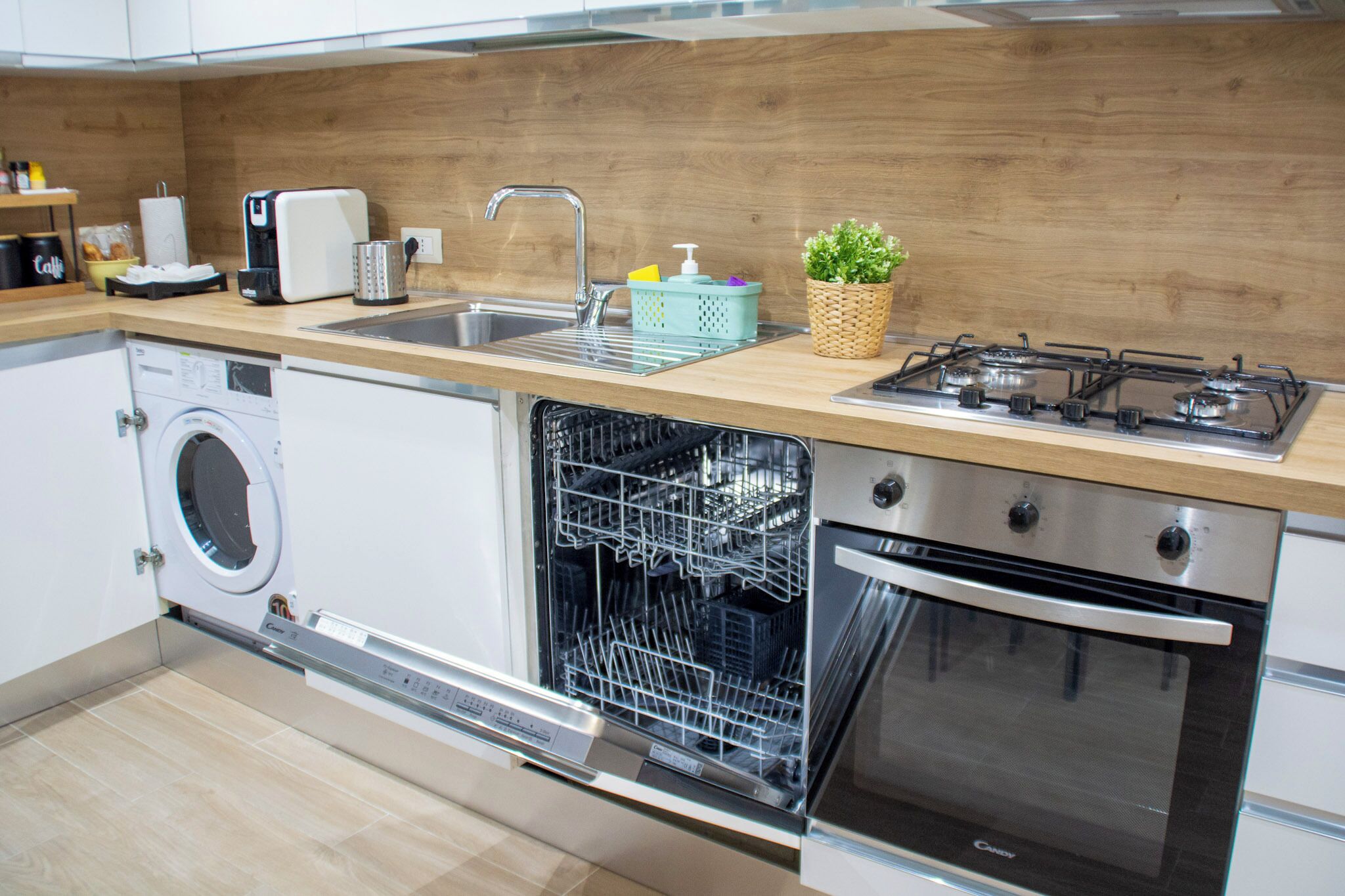 客房, 1 张双人床, 阳台, 城市景观 | 私人厨房