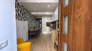 Room, 1 Double Bed, Balcony, City View | Living area | Flat-screen TV