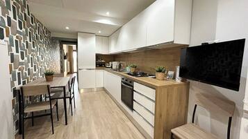 Room, 1 Double Bed, Balcony, City View | Living area | Flat-screen TV