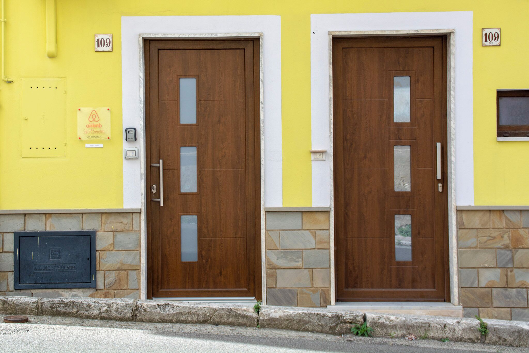 Façade de l’hébergement