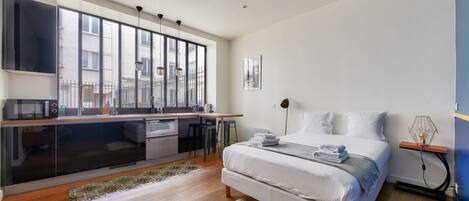 1 sovrum, strykjärn/strykbräda, wi-fi och sängkläder