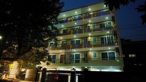 Front of property - evening/night