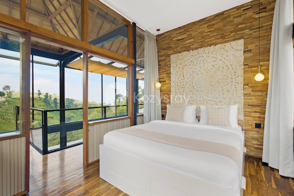 Villa, 4 Bedrooms, Mountain View | Desk, laptop workspace, iron/ironing board, free WiFi