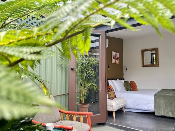 1 bedroom, iron/ironing board, travel crib, free WiFi