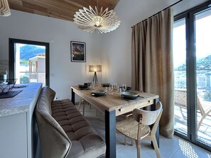 Dining - New 4-room apartment for 6 people with terrace in Briançon (Briançon)