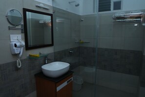 Classic Double Room, City View | Bathroom | Free toiletries, hair dryer, towels, soap - HOTEL N ELITE (Nellore)