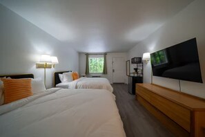 1 غرفة نوم وواي فاي وملاءات أسرّة