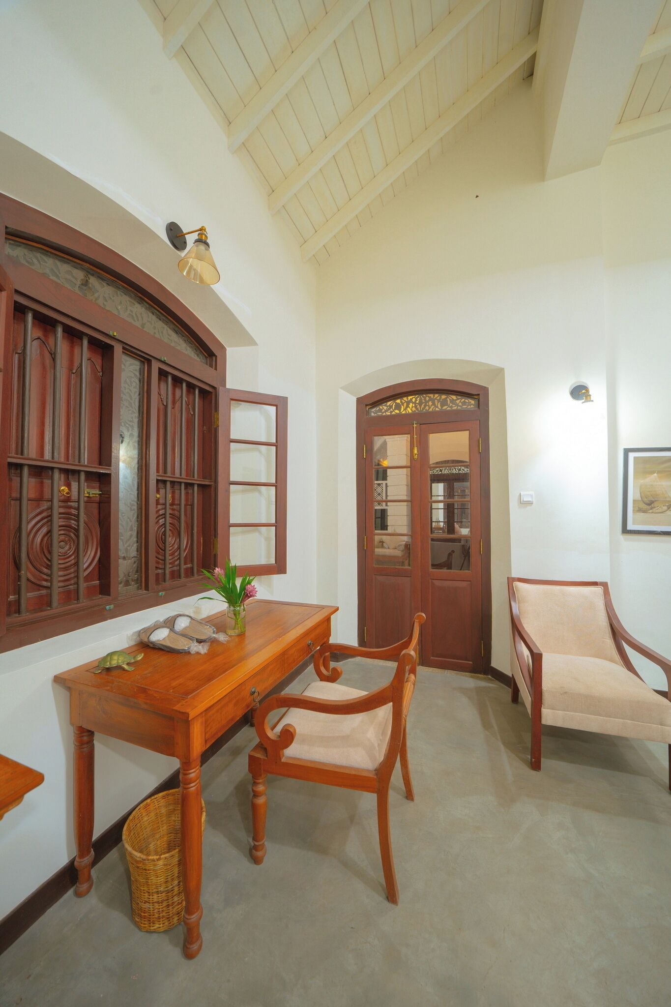 Deluxe Double Room, Garden View | Desk, laptop workspace, free WiFi