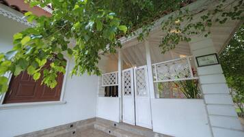 Fassade der Unterkunft