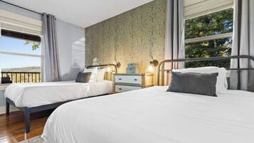 4 bedrooms, iron/ironing board, travel crib, WiFi