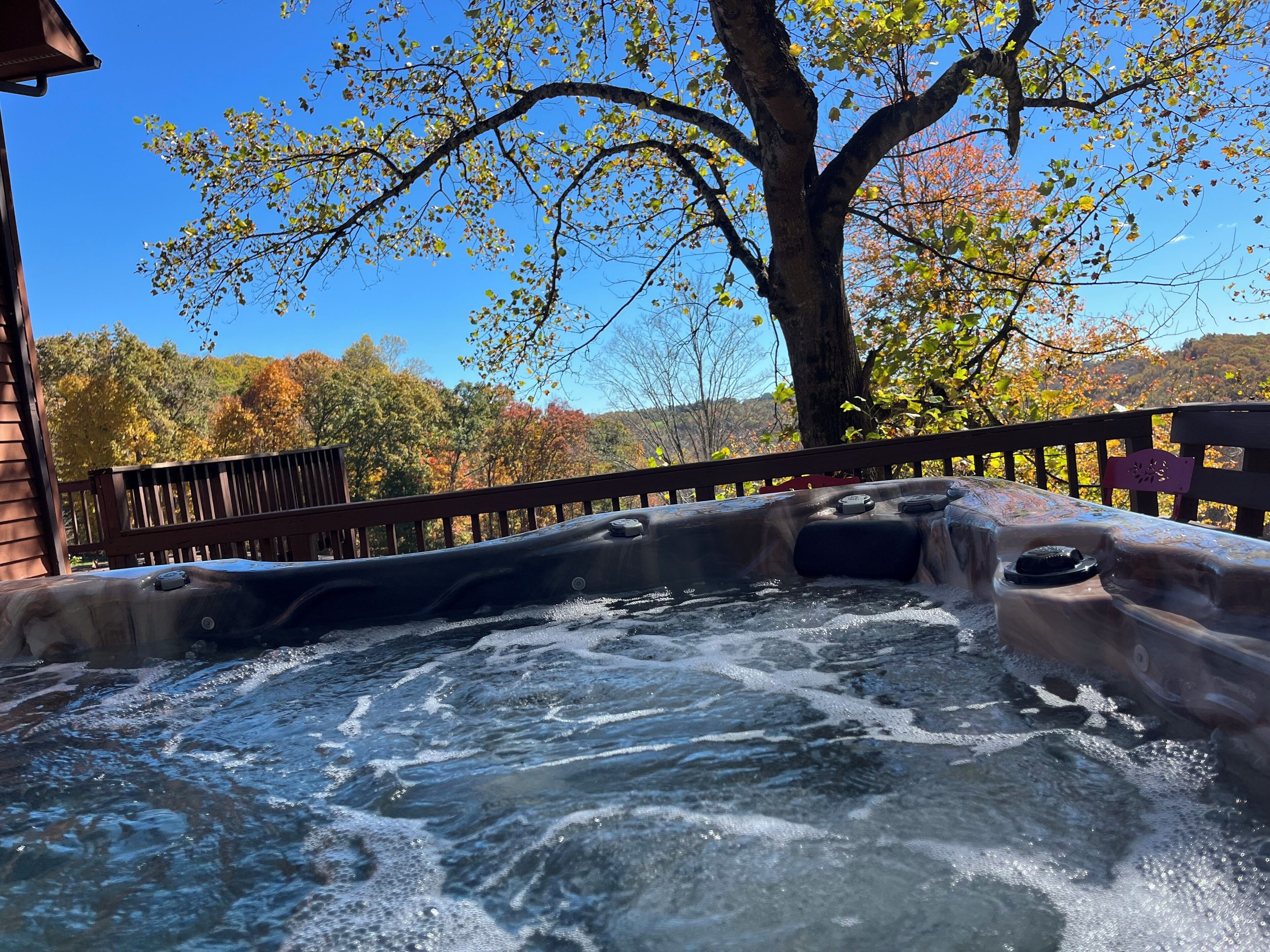 Tina de hidromasaje al aire libre