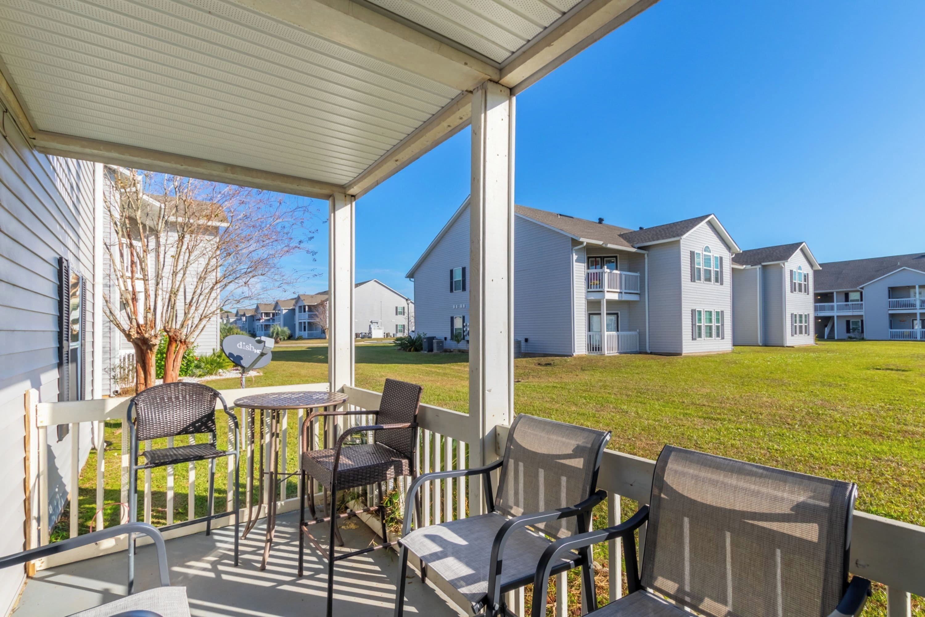 Appart'hôtel Exclusif, 2 chambres, balcon, vue jardin | Balcon