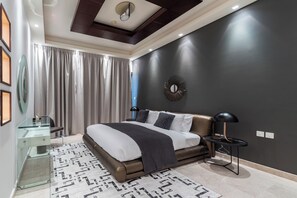 豪華公寓, 4 間臥室, 非吸煙房, 海濱景觀 | 埃及棉床單、高級寢具、記憶床墊、客房內保險箱