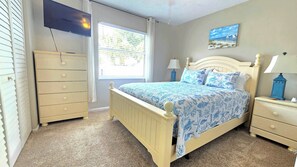 3 bedrooms, iron/ironing board, travel cot, WiFi