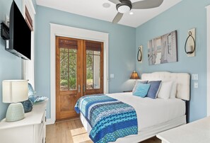 4 slaapkamers, een strijkplank/strijkijzer, reisbedje, gratis wifi