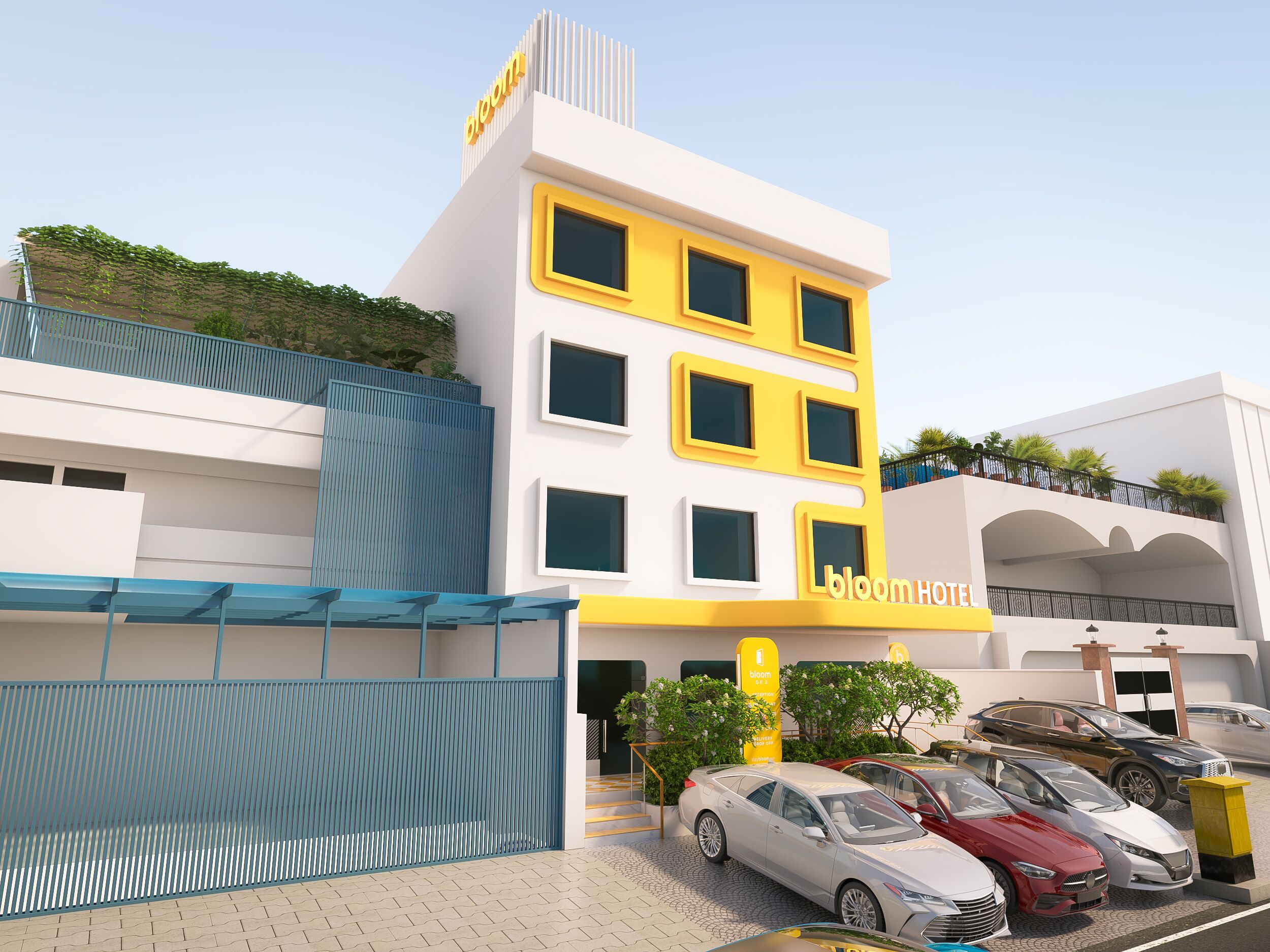 ด้านหน้าที่พัก