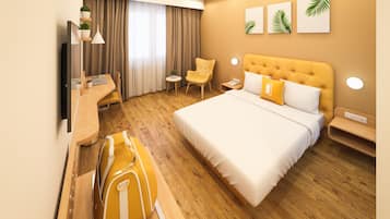 Habitación doble estándar | Caja de seguridad en la habitación y wifi gratis