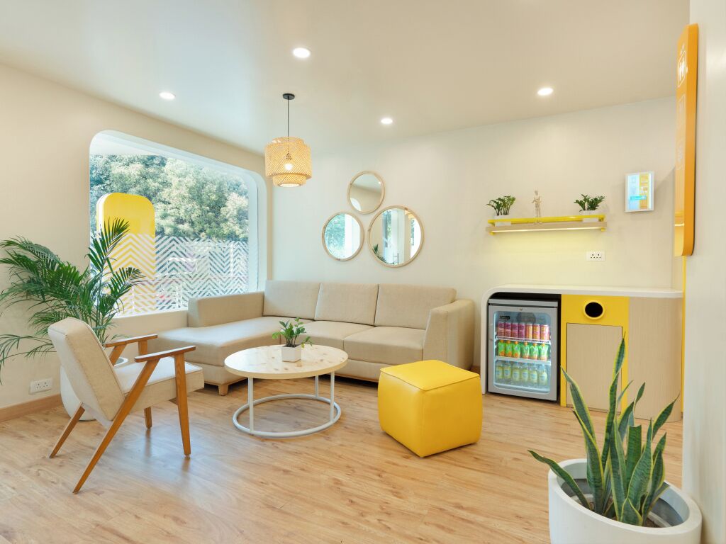 Lobby sitting area