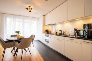 Fridge, oven, stovetop, dishwasher - Special *EiNSTEiN IIV* Apartment (Basel)