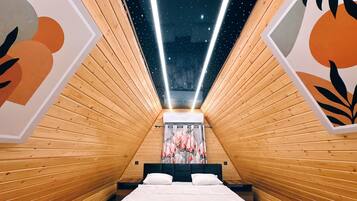 Bungalow Classic - balkong - utsikt mot bergen | Strykjärn/strykbräda och gratis wi-fi